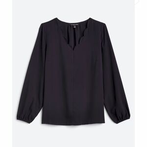 41 Hawthorn - Lina Scallop Detail Blouse